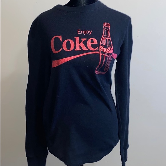 Enjoy Coke Coca Cola Long Sleeve Shirt - Picture 1 of 4